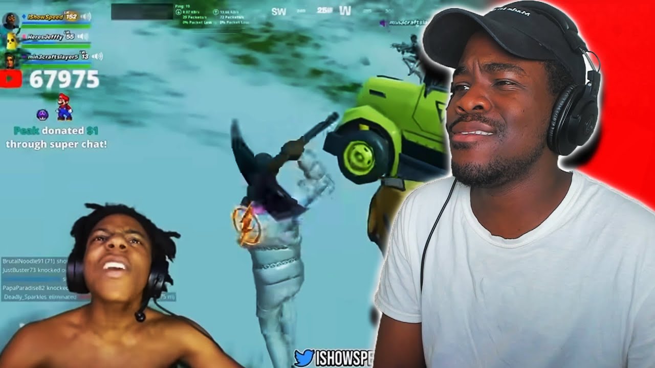 Can Jeffy & IShowSpeed Win In Fortnite Reaction