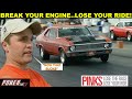 Pinks lose the race lose your ride  broken rings cost him his ride s1e5