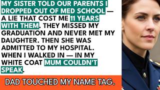 My Sister Told Our Parents I Dropped Out of Med School — Until She Ended Up in My Hospital as M....