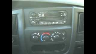 how to dodge ram pick up car stereo radio cd tape removal repair replace infinity