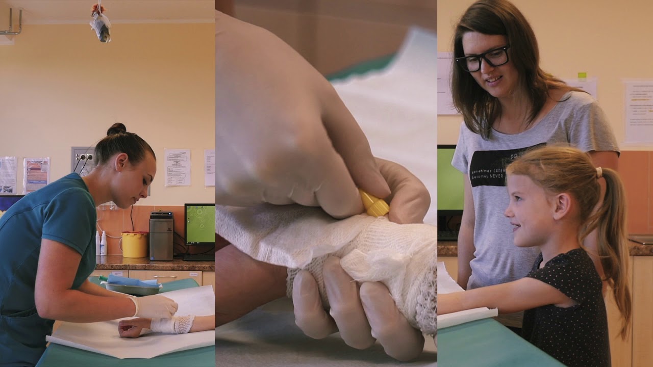 Māsas darbs Bērnu slimnīcā