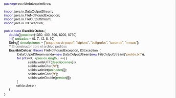 Manejo Archivos Con Datos Primitivos en Java Parte 2