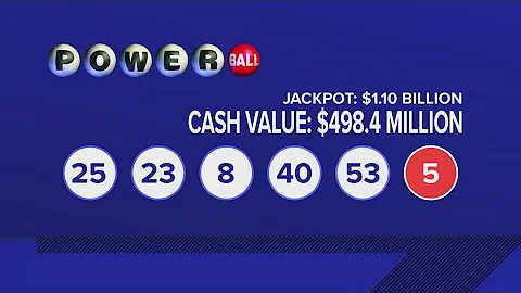 Winning numbers for Monday's $1.1 billion Powerball jackpot