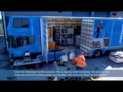 Mainmark | JOG and Teretek® Used to Raise and Re-level Three Business Units in East London