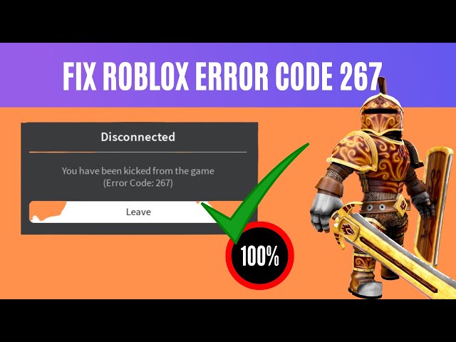 Roblox Error Code 267 Kicked by Server (FIX) 