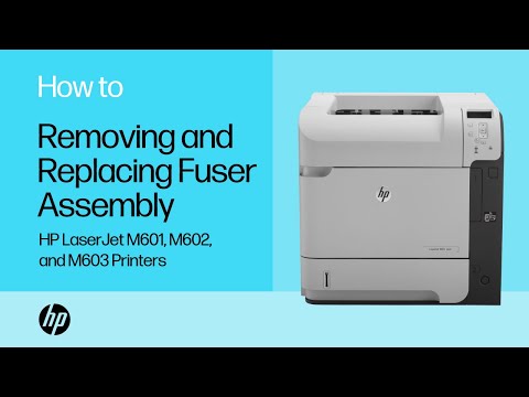 Removing and Replacing the Fuser Assembly | HP LaserJet Printers | HP Support