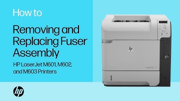Removing and Replacing the Fuser Assembly | HP LaserJet Printers | HP Support