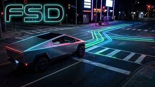 Cybertruck FSD v14.3.6 Highway Traffic Drive: 45km Streak on Standard (2x Speed)