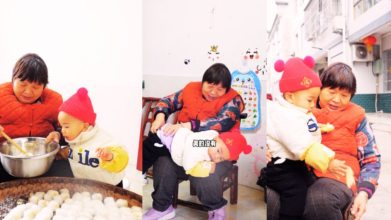 💖Lovely Kaikai likes puppies very much🐶🧡