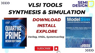 How to Install Quartus prime & Model Simulator #synthesis #simulation #vlsi #verilog #vhdl