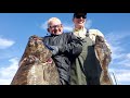 Halibut Catch & Cook - Catching Halibut with Light Tackle ( 1,000,000 flounders!)