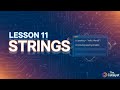 Lesson 10 - Strings