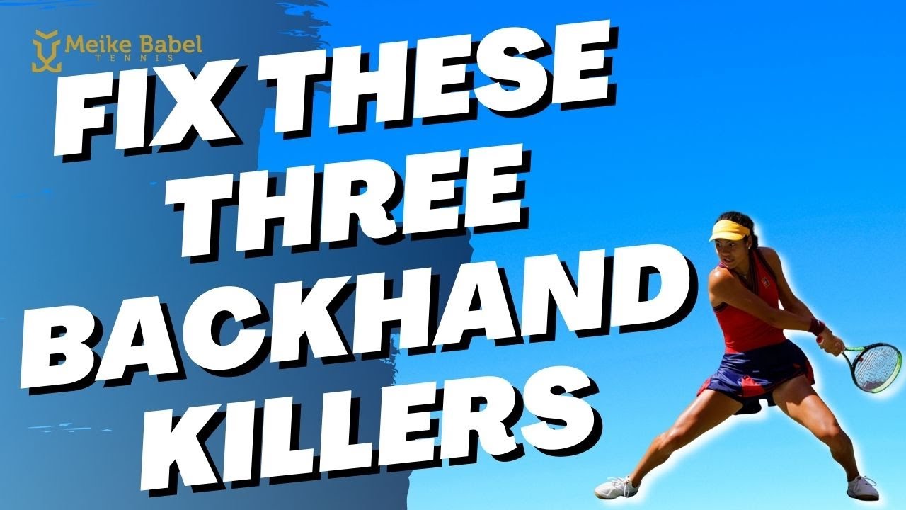 How to immediately improve your two handed tennis backhand + Drills