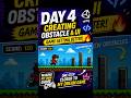 Day 4 Game Dev 🎮 Obstacles & Score System Added 🔥#unity2d #gamedesign #learncoding #gaming