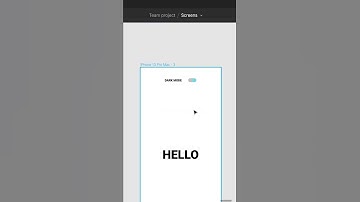 Dark Mode Animation in Figma - Figma Tutorial #shorts #UxUiDesign