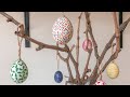 How to Make an Easter Egg Tree | DIY | სააღდგომო კვერცხის ხე