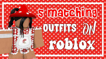 Matching Roblox Avatars - cute matching outfits in roblox