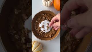 Spice oats with pumpkin