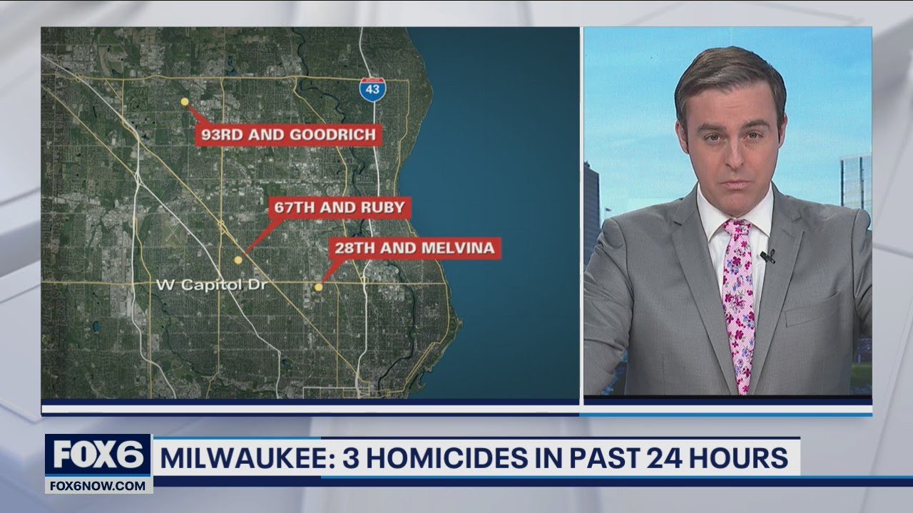 MPD: 3 homicides in past 24 hours | FOX6 News Milwaukee - YouTube