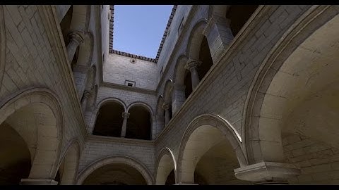 Sponza Atrium Spherical Panorama