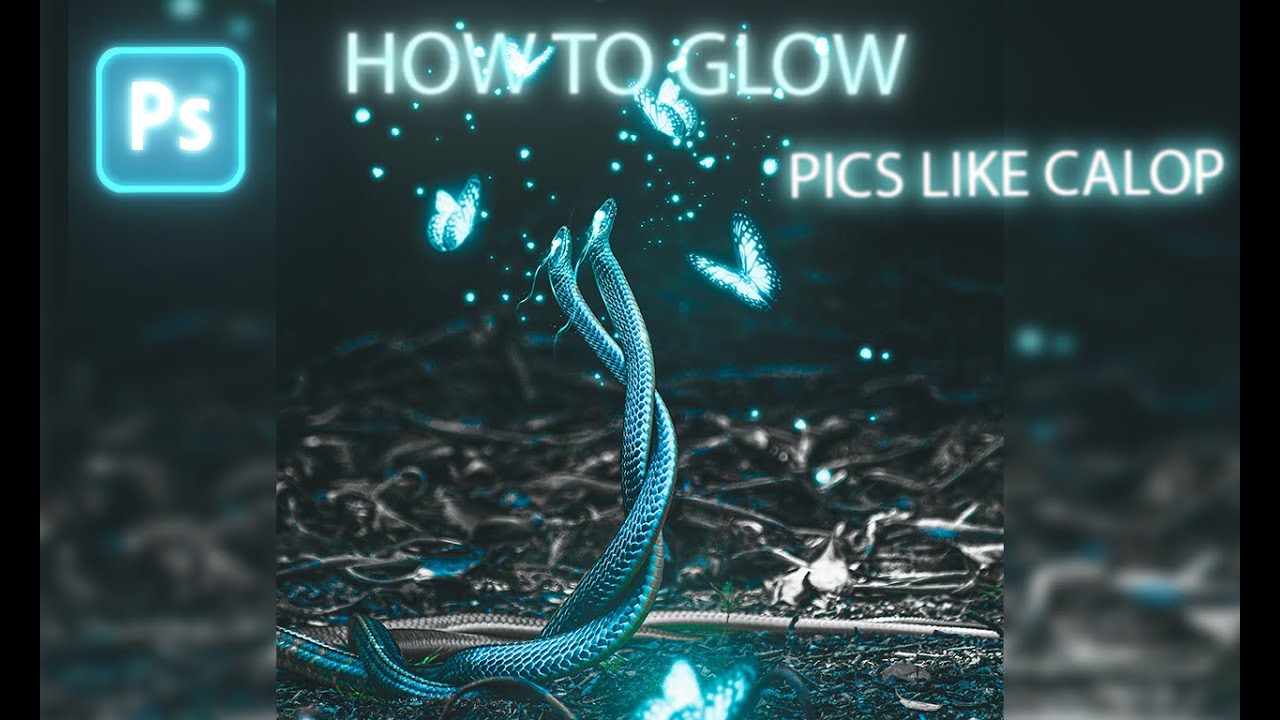 How to glow like calop in photoshop || calop editing||