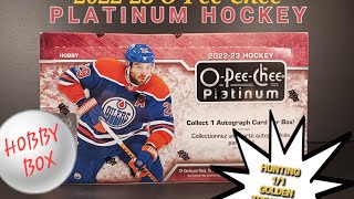 HUNTING FOR GOLDEN TREASURES 🪙 2022-23 O-PEE-CHEE PLATINUM HOCKEY HOBBY BOX BREAK 🏒 #hockeycards