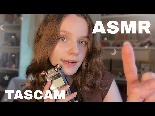 ASMR The Crispiest Mouth Sounds 💦 Tascam Kisses