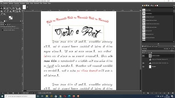 Videocorso GIMP ECDL 4 4 - Formattare Testi, Font, Curvatura, Deformazione Warp, Testo su Tracciato