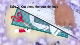 HOW TO ASSEMBLE A PAPER SPACE SHUTTLE