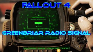 Fallout 4 Unmarked Location Greenbriar Radio Signal narrated
