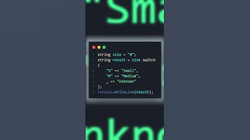 C# Switch Expressions: OLD vs NEW (Mind Blown!) 🤯 #coding #shors