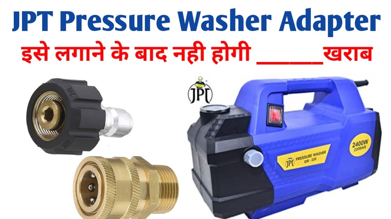 JPT Pressure Washer Adapter Set Quick Connect Kit, M22 15mm !! increase