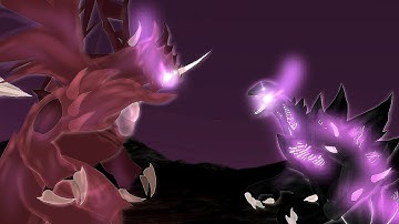 Destoroyah VS Hakaishin Godzilla | Stick Nodes Animation