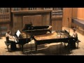 Brahms Sonata f-moll for two pianos - Anastasia & Lubov Gromoglasova