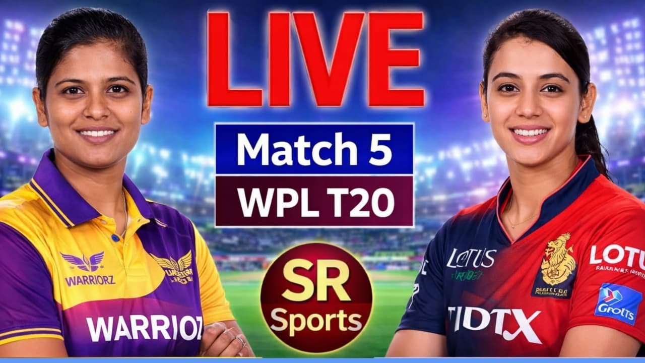 WPL Live | Match 5 | T20 Live Score & Commentary | Women’s Premier League 2026 part 2