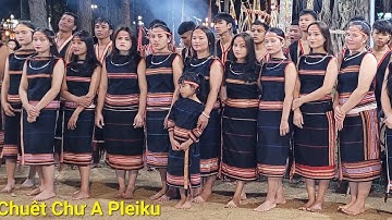 cồng chiêng đậm bản sắc người jrai Tây Nguyên đến từ làng chuêt ngol xã Chư Á tp Pleiku.