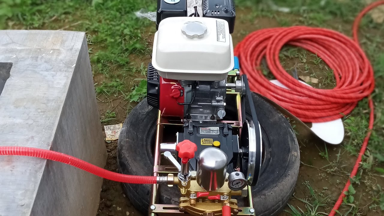 Unboxing Mesin Steam Penggerak Honda GP 160 Power Sprayer Badja BP20