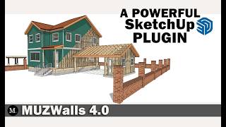 SketchUp Timber-Frame Walls & Floors — MUZWalls 4.0 Update