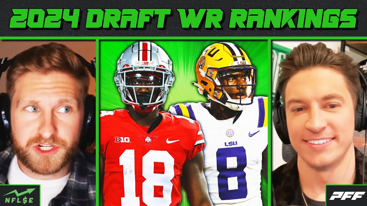 2024 NFL Draft WR Rankings NFL Stock Exchange YouTube