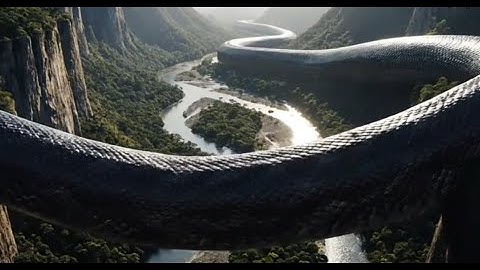 What If The Titanoboa Never Stopped Evolving? |  Titanoboa: The Forgotten Predator #trending #art