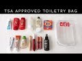 How to Pack Toiletries, Makeup and Meds in a Carry-On Luggage