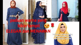 11 WARNA JILBAB YANG COCOK UNTUK BAJU WARNA BIRU DONGKER