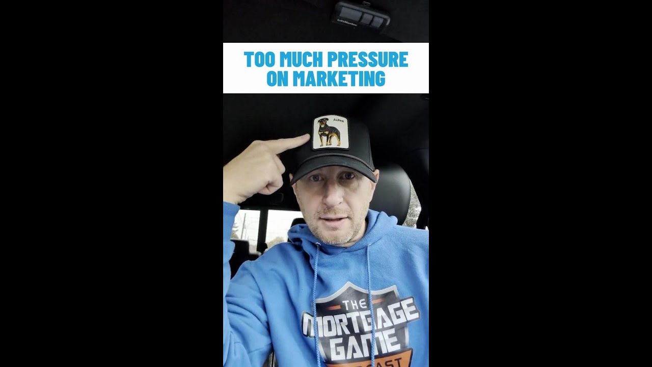Way Too Much Pressure on Marketing