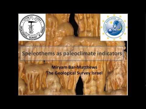 Lecture: Speleothems as paleoclimate indicators