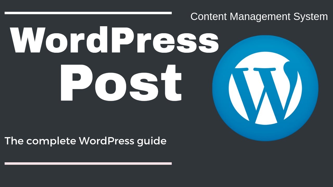 latest Introduction to post in wordpress - YouTube