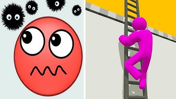 Hide Ball 🆚 Ladder Master Runner 🌻🧿🌺🌈Max Levels Walkthrough Android IOS Update Gameplay CB113