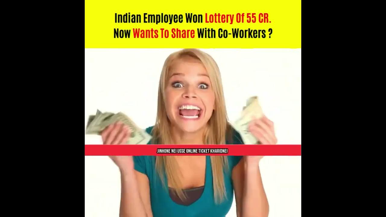 Indian Employee Won Lottery of 55 Crore Now Wants To Share With Co