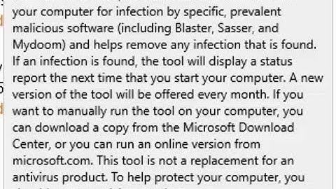 Windows Malicious Software Removal Tool for Windows 8 /8.1 /10 and Windows Server 2012