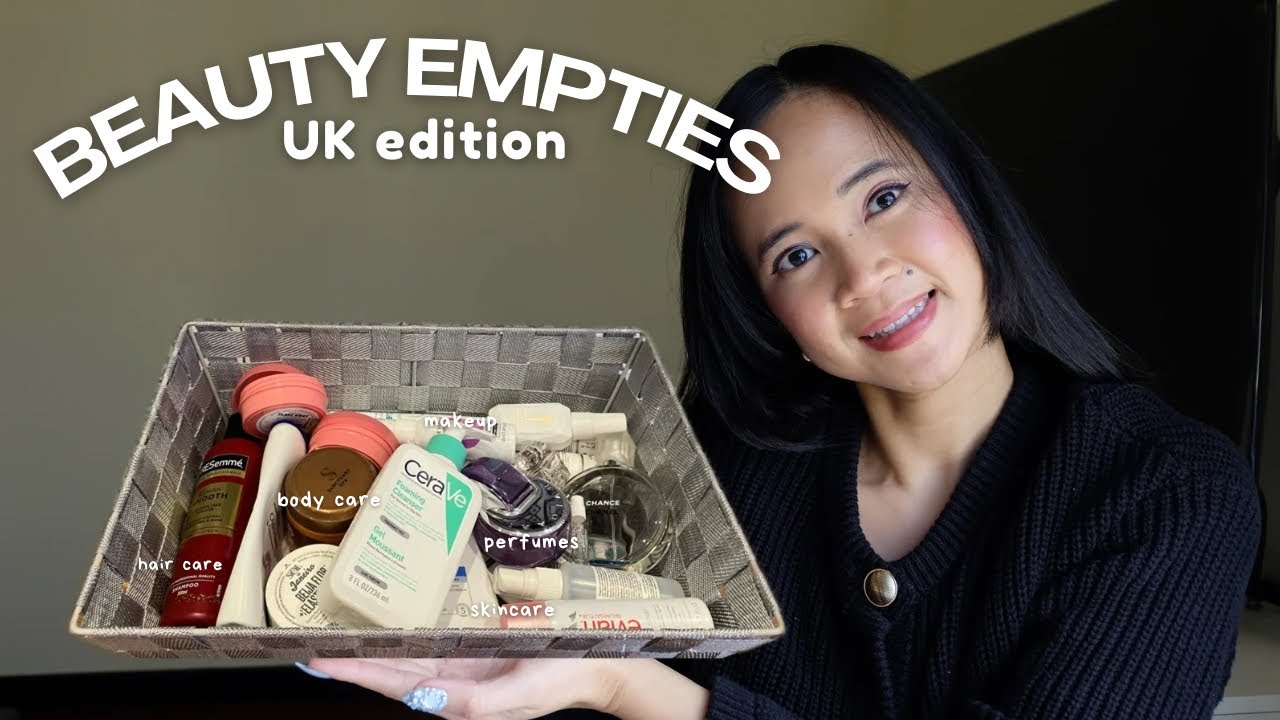 BEAUTY EMPTIES (UK edition) 🎉 would I repurchase? makeup, perfumes, skin, body & hair care 