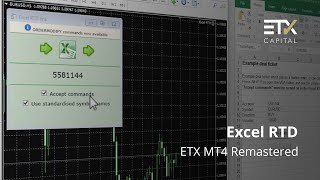 ETX MT4 Remastered Excel RTD